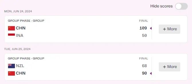 张子宇44分领衔中国U18女篮击败日本：三连胜出线