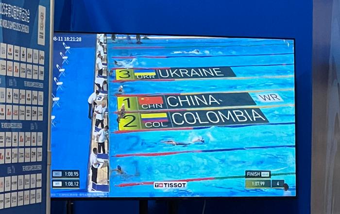 中国蹼泳队世运会双冠加冕 创历史突破