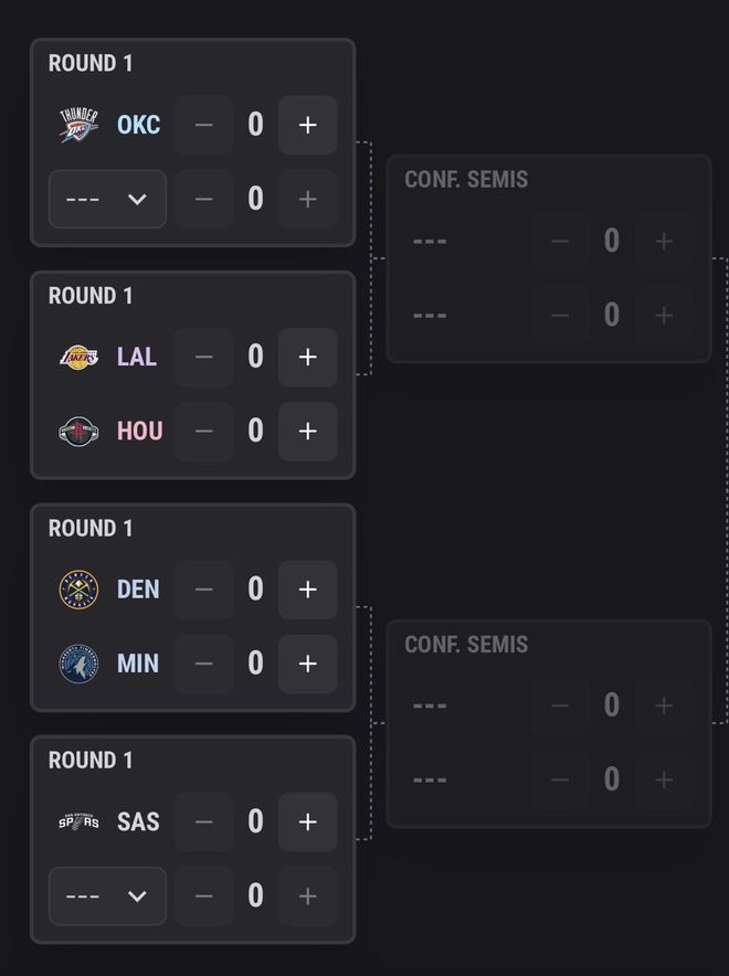 NBA季后赛预测工具上线 球